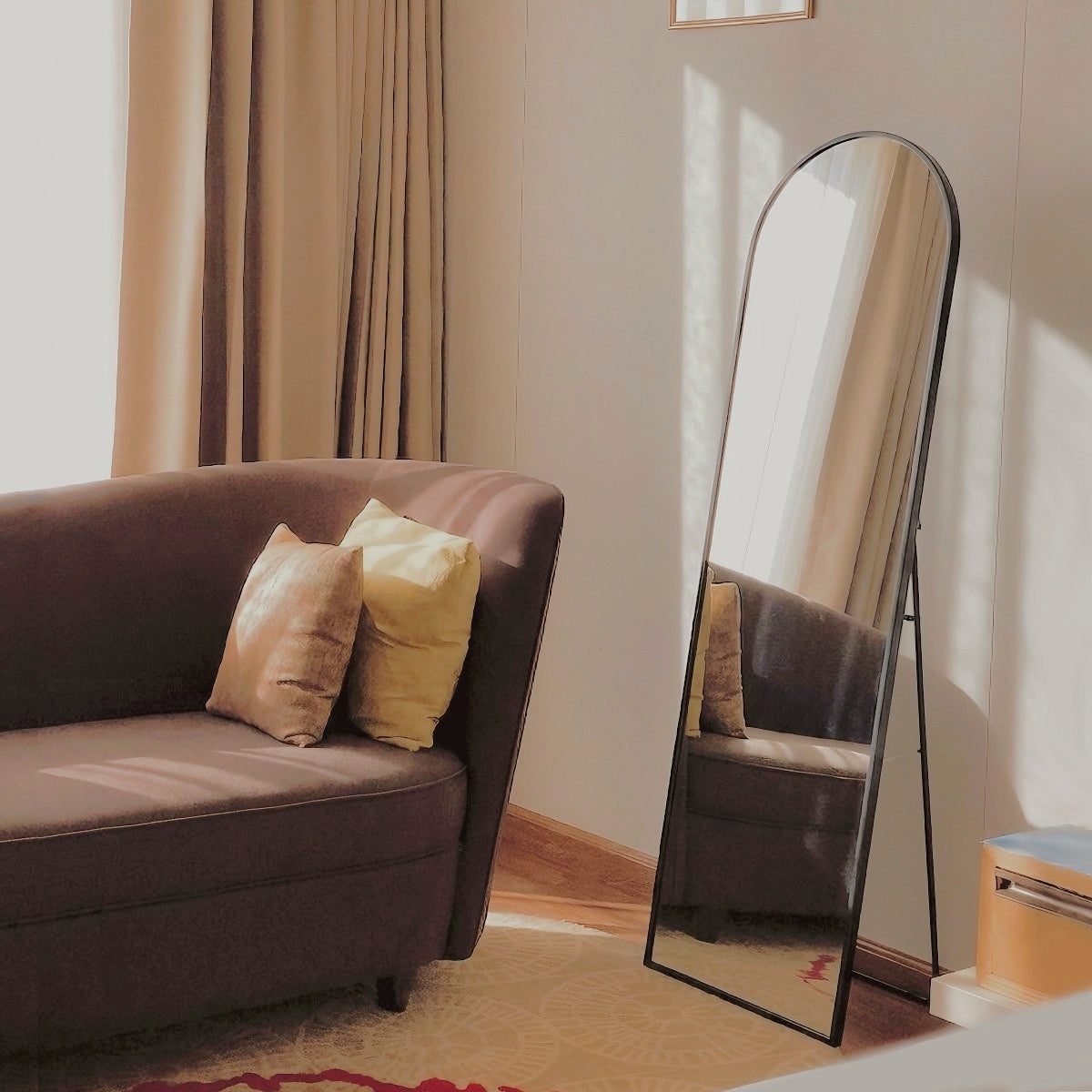 Black Full Length Arched Mirror — Ellis | LunaMirror – Lunamirror