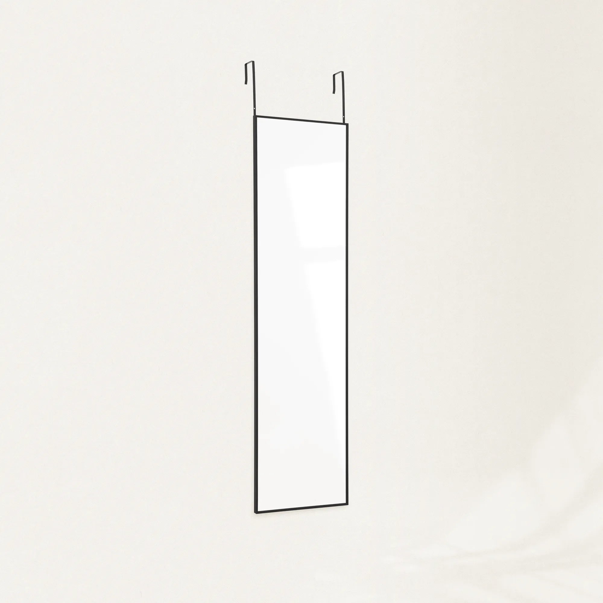 Quinn-Over-the-Door Full-Length Mirror — Black