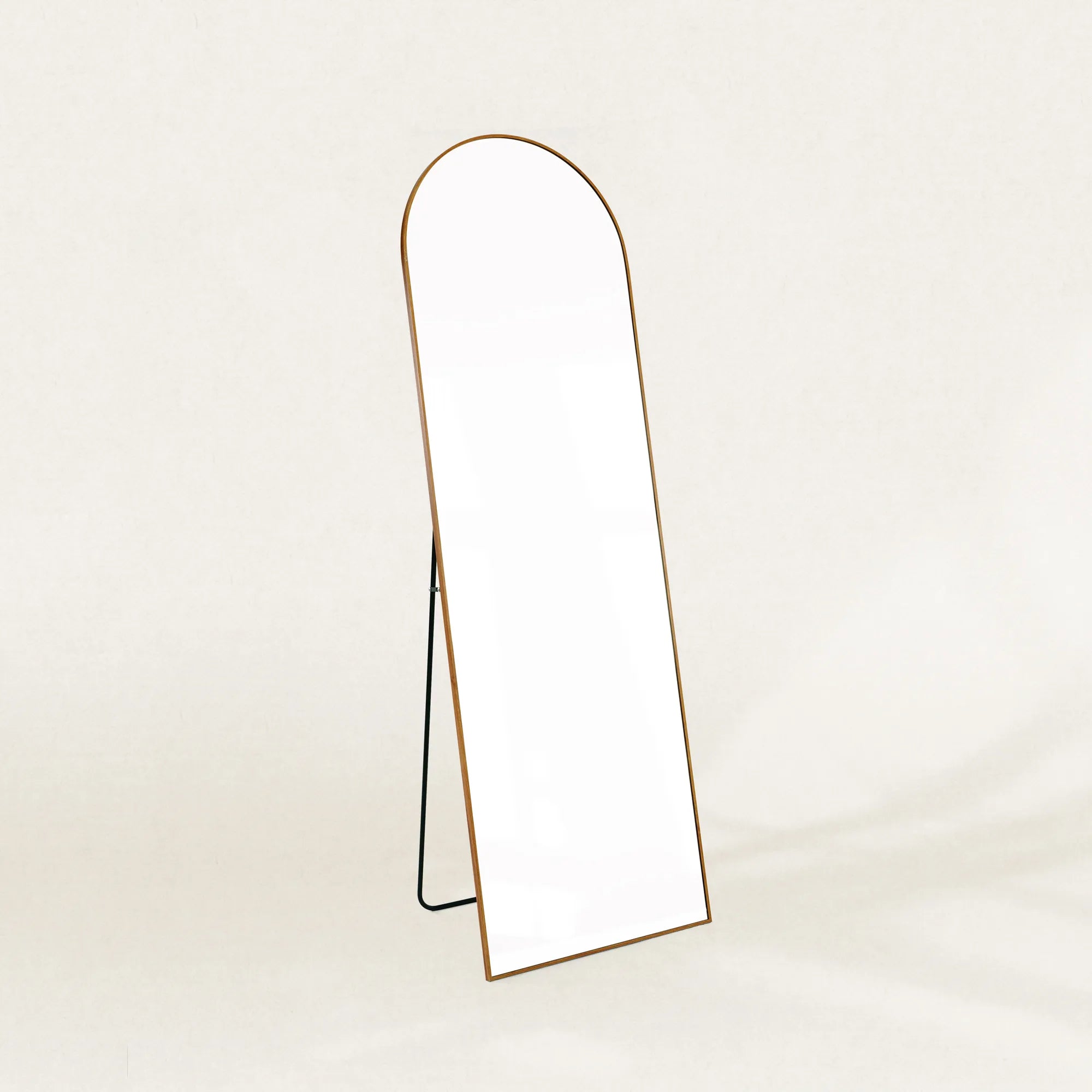 Rowan-Full Length Arched Mirror — Yellowish Brown