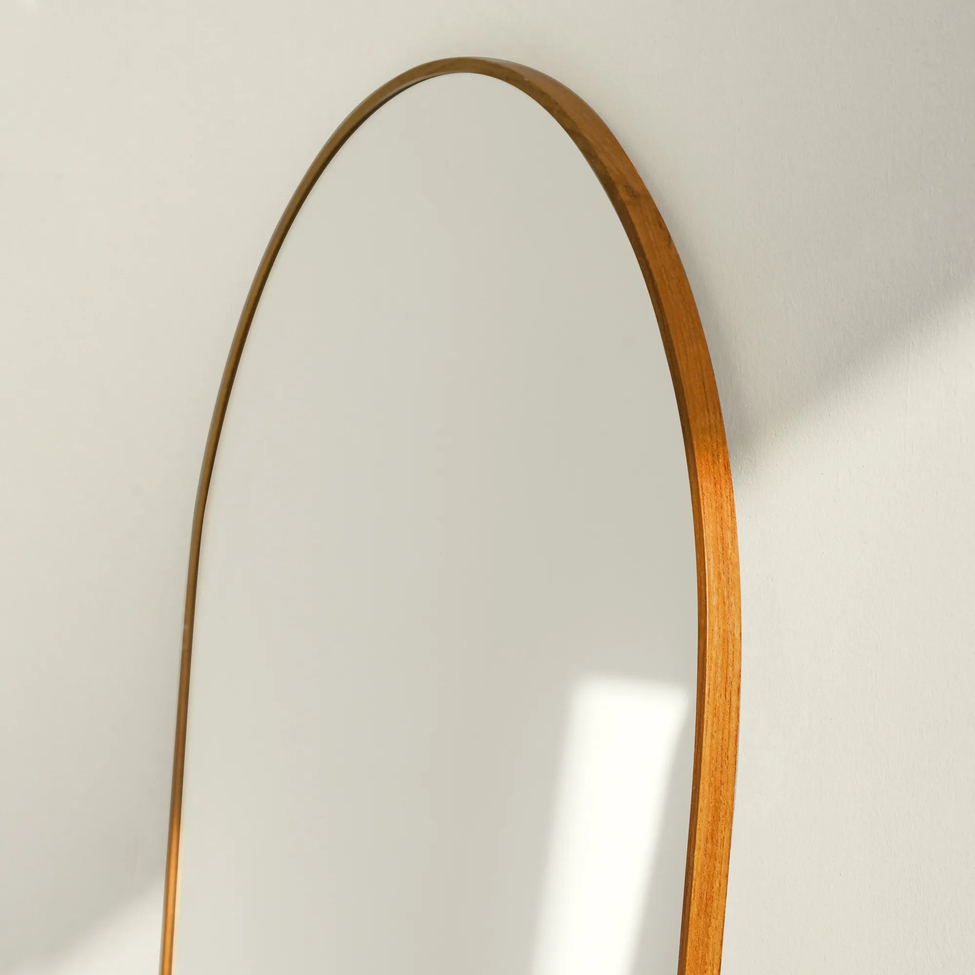 Rowan-Full Length Arched Mirror — Yellowish Brown