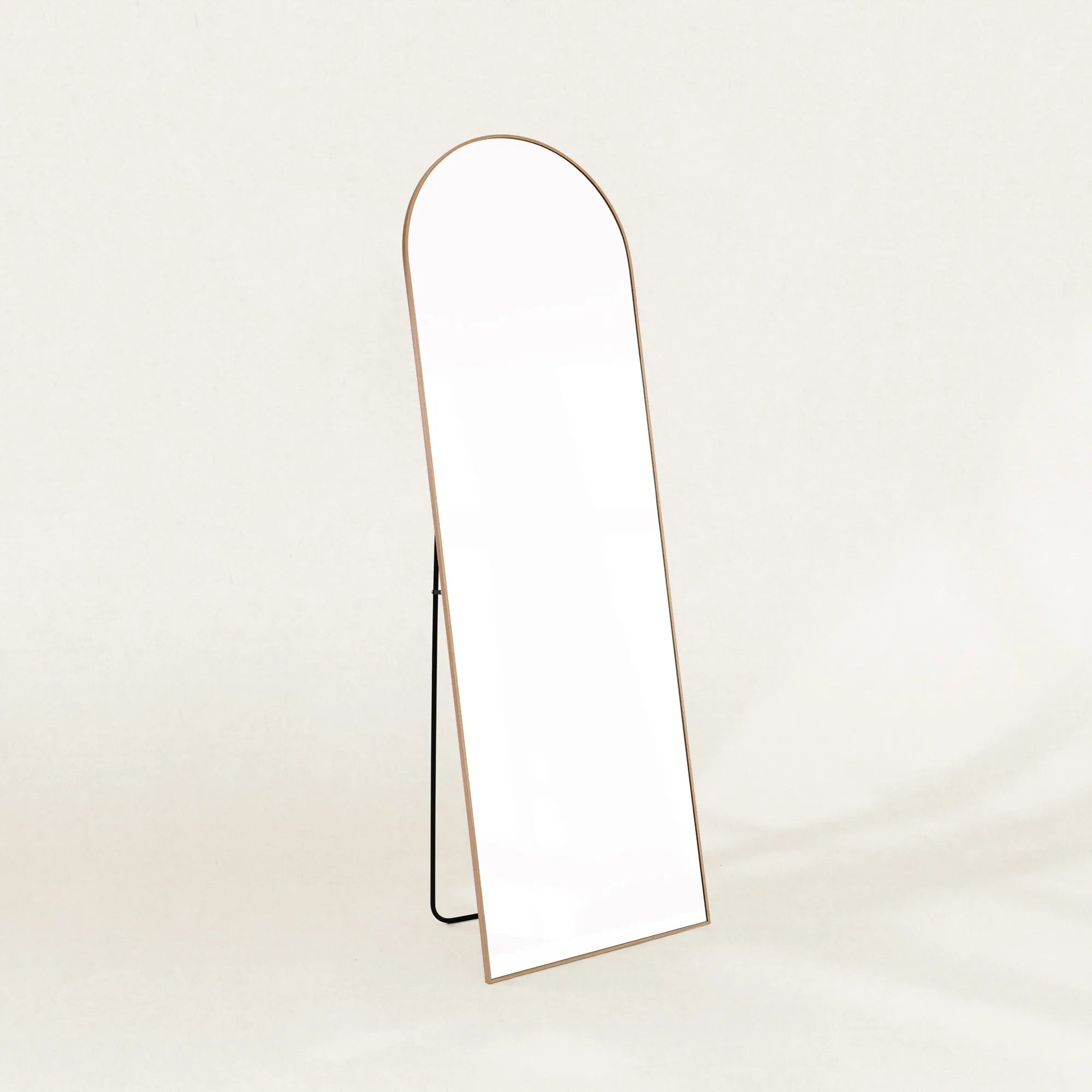 Rowan-Full Length Arched Mirror — Natural