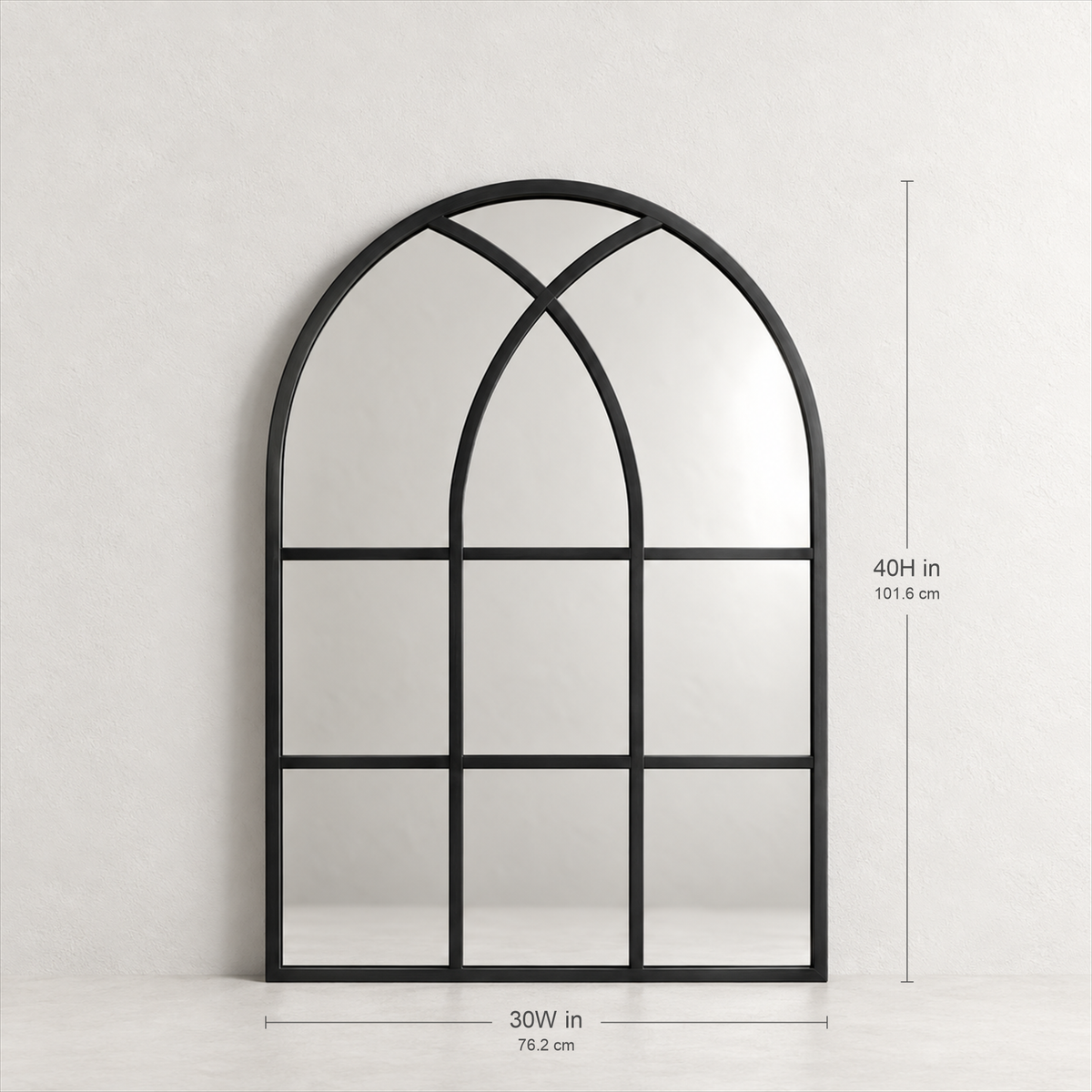 August black wall mirror dimensions, 30W x 40H