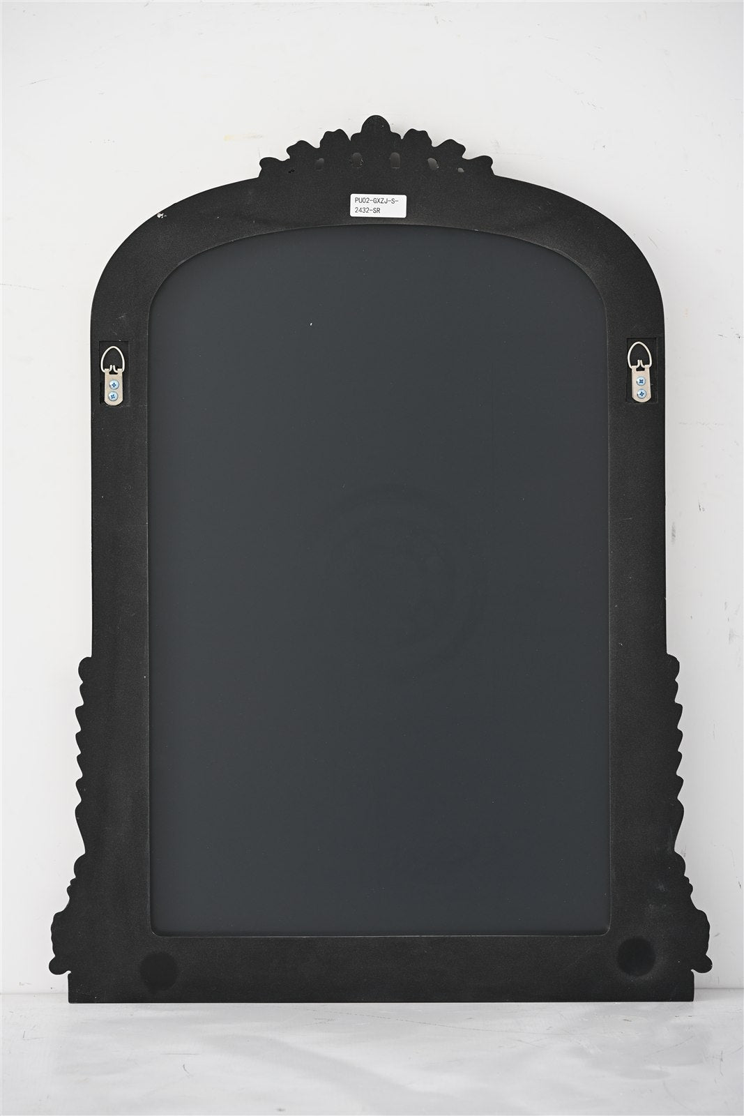 evelyn antique silver mirror rear view
