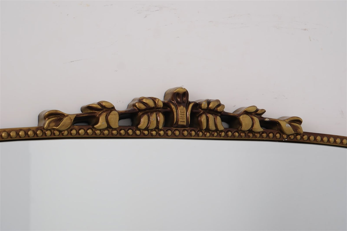 harriet antique gold mirror frame detail